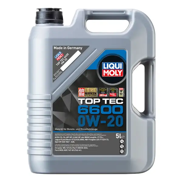 LIQUI MOLY 0W20 | Motor Yağı Top Tec 6600 5 Litre 21411
