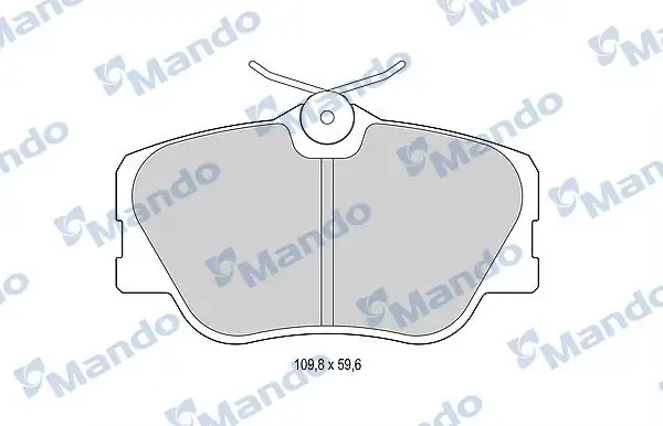 MANDO MBF015073 | Fren Balata Ön <97 E.S-W124