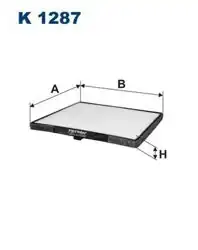 FILTRON K1287 | Polen Filtresi Hyundai i10 08-17 / Kia Picanto 04-10