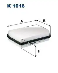 FILTRON K1016 | Polen Filtresi W202 W210 C208 R170 93-02