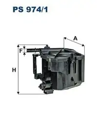 FILTRON PS974-1 | Mazot Filtresi Peugeot 206 207 307 308 Partner Citroen Berlingo C3 C4 C5 Ford Fiesta Focus 1.6 HDI/TDCI
