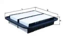 MAHLE LX4431 | Hava Filtresi Mitsubishi Lancer 1.6/1.8 09-15, ASX 1.6 10-, Outlander, C4 Aircross, 4008