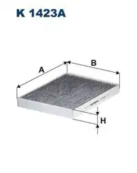 FILTRON K1423A | Polen Filtresi Tucson 15= / Sportage 16= / Ioniq 16= / Nıro 16=