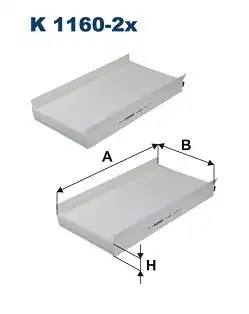 FILTRON K1160-2X | Polen Filtresi Bmw E60 E61 E63 E64 03 10