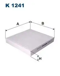 FILTRON K1241 | Polen Filtresi Peugeot 4007 Citroen C4 Aircross Mitsubishi Asx Outlander