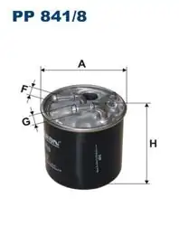 FILTRON PP841-8 | Mazot Filtresi 06-Sprinter-Sns