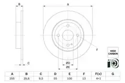BOSCH 0986479G72 | Disk Arka (Ad) 15-Ma.Mx-5 | 2 Adet