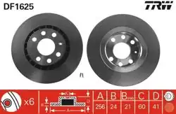 TRW DF1625 | Disk Ön Astra F Vectra A B 1.6 16V X16xe