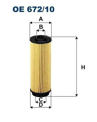 FILTRON OE672-10 | Yağ Filtresi Bmw F20 F21 F22 F23 F30 F31 F34 F35 F36 G20 G38 G01 G07 Z4 B57 B58
