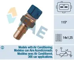 FAE 34110 | Sıcaklık Sensörü Boxer/Ducato/Jumper/Partner Mavi 94/98-