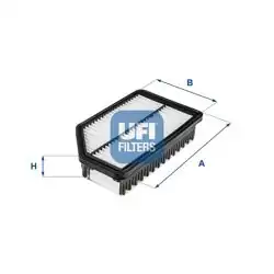 UFI 30.594.00 | Hava Filtresi Accent Blue i20 Rio Soul 1.1-1.6 CRDI 11-14
