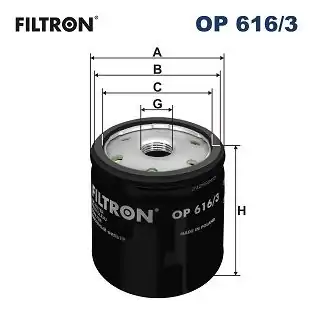 FILTRON OP616-3 | Yağ Filtresi VW Golf VII A3 Leon Octavia Passat Polo Caddy A1 Ibiza Kamiq Karoq 1 2 1 4 TSI