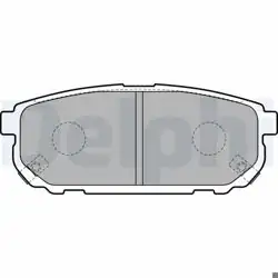 DELPHI LP1850 | Fren Balata Arka Sorento I (Jc) 02-112.5 CRDI 2.4 3.5 V6 4Wd 3.3 V6 4Wd Sorento 03 -
