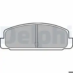 DELPHI LP401 | Fren Balata Arka Mazda 323 C/F/S IV VI 1.3-2.0 16V TD 89-04