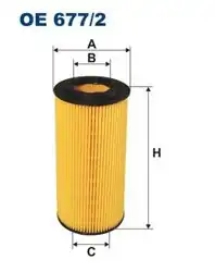 FILTRON OE677-2 | Yağ Filtresi Mercedes W463/W220/W221/W222/C216/R231 W221-216-230 M275 06-