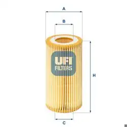 UFI 25.013.00 | Yağ Filtresi Clc CLK C-Serisi W202 W203 200/220/270 CDI 93-11