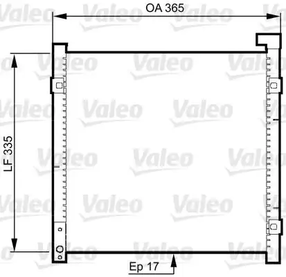 Valeo 814326 Klima Radyatörü Honda Civic 1996 2001 Hrv 1996 2000 Rover 400 931497
