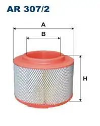 FILTRON AR307-2 | Hava Filtresi Ranger/Hilux/BT-50/B2500 2.5-3.0 TD/TDCI/D-4D 05-15