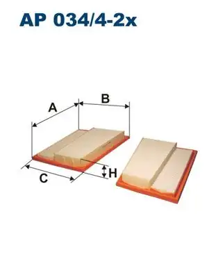 FILTRON AP034-4-2X | Hava Filtresi Çift Mercedes W203 W204 W211 W219 W221 W251 X164 X204 W463 Om642 05 15
