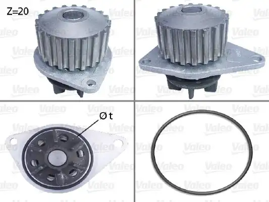VALEO 506035 | Devirdaim Peugeot 106/205/206/306/307/309/Partner Citroen C15/Ax/Berlingo/Saxo 1.1 1.4