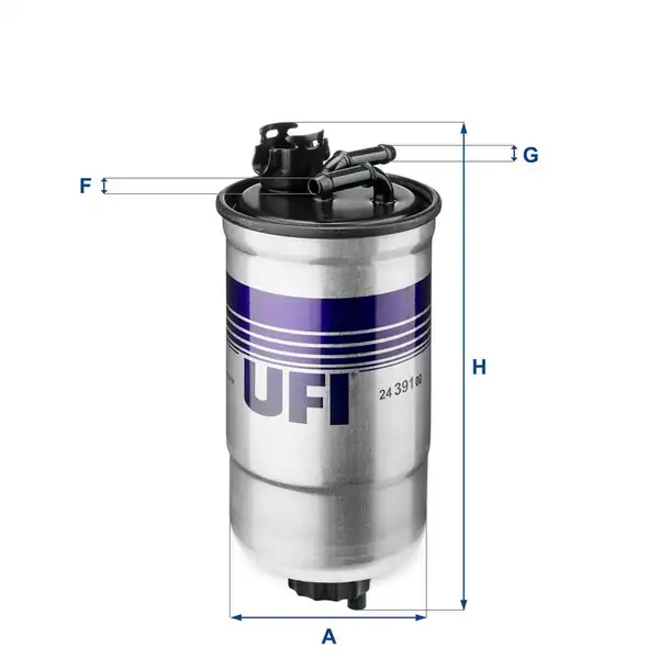 UFI 24-391-00 | Mazot Filtresi VW Golf IV Bora Passat Lt35 A3 1 9 TDI