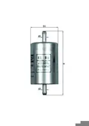 MAHLE KL86 | Benzin Filtresi Tofas Enj.