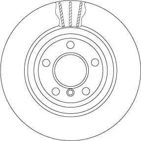 TRW DF6617S | Disk Arka Bmw 5 Serisi F10 F11 520 525 530d 10