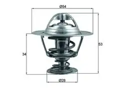 MAHLE TX20388D | Termostat 88°C Starex CRDI 2001- H100 Minibüs 1994-2005