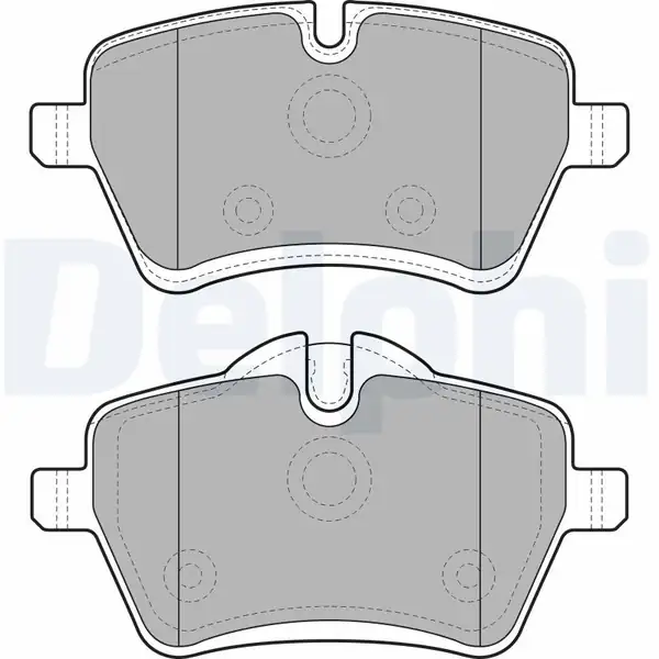 DELPHI LP1985 | Fren Balata Ön Mini Cooper S JCW R56 R55 R60 R61 R57 R58 E87 05 16