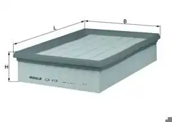 MAHLE LX418 | Hava Filtresi Caddy II Kasa/Büyük Limuzin 95-04 1.9 SDI/D / Polo III Classic 95-02 1.0/1.6/1.9 TDI