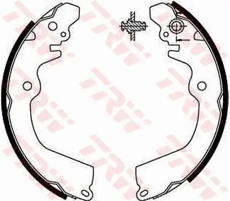TRW GS8666 | Pabuç Balata Space Runner 91 99 Carisma 95 06 Colt 92 03 Galant 93 Lancer 92 03 Space Star 98 04203 37