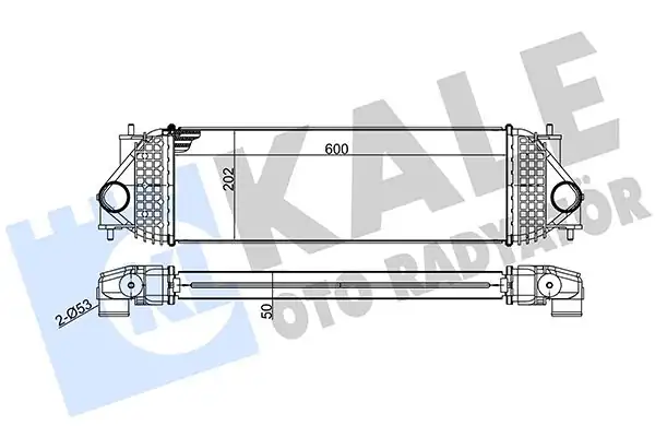KALE 342365 | Turbo Radyatörü İntercooler Suzuki Grand Vitara II 1 9 Ddıs 4wd 05 15
