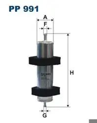 FILTRON PP991 | Mazot Filtresi Audi A4 A5 Q5 Q7 2.0 2.7 3.0 TDI
