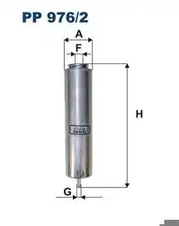 FILTRON PP976-2 | Mazot Filtresi BMW E46 E81-E88 E90 E60-E66 F06-F13 X3 E83 X5 E70/F15 X6 E71/F16 M47n2-N47-M57-N57 05-17