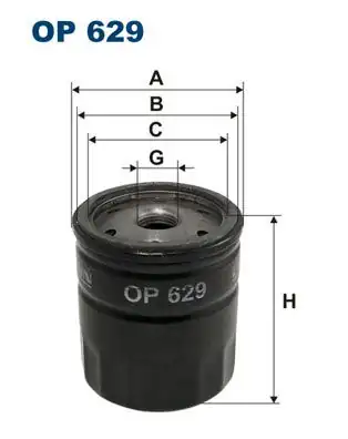 FILTRON OP629 | Yağ Filtresi Ford Escort III Turnier Fiesta İ III IV Focus İ Mondeo İ II 1 1 2 0 80 05