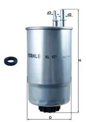 MAHLE KL977D | Mazot Filtresi 11-Boxer-Jumper 3.0Hdi