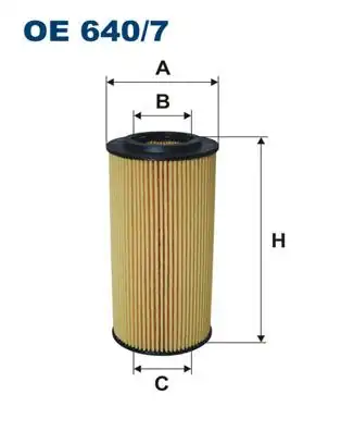 FILTRON OE640-7 | Yağ Filtresi Mercedes W203 W210 W211 W220 CDI Om613 99 08