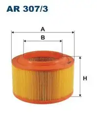 FILTRON AR307-3 | Hava Filtresi 11-Ranger 2.2Tdci