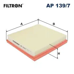 FILTRON AP139-7 | Hava Filtresi Golf VII 14 Caddy IV 16 Jetta 15 Polo 15 Ibiza 16 Leon 13