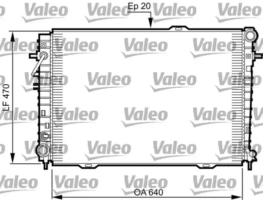 Valeo 735507 Motor Su Radyatörü Hyundai Tucson Sportage 2 0 CRDI 2004 2010