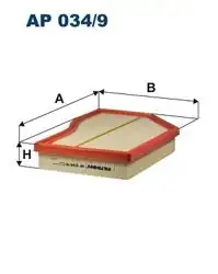 FILTRON AP034-9 | Hava Filtresi 18-A-Seri (W177) B-Seri (W247)
