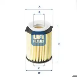 UFI 25.178.00 | Yağ Filtresi Mercedes W176/W177/W246/W247/W204/W205/W212/W213/W117/W118/W156/W253/W172 M270/M274/M260/M264 12-