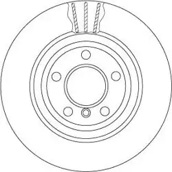 TRW DF6617S | Disk Arka (Ad) 10-Bw.5-Seri F10-F11 (Kutu Fıyat Tek) | 2 Adet