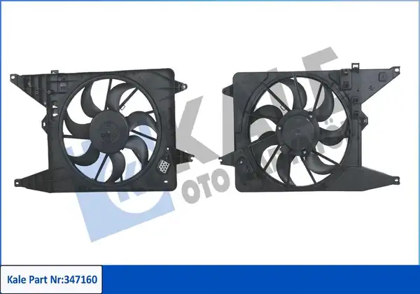 KALE 347160 | Fan Motoru Davlumbazlı Dacia Logan Sandero 1 5 dCi Euro5