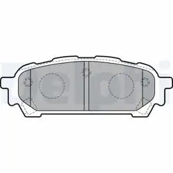 DELPHI LP1822 | Fren Balata Arka Subaru Impreza 00-07 / Forester 03-08