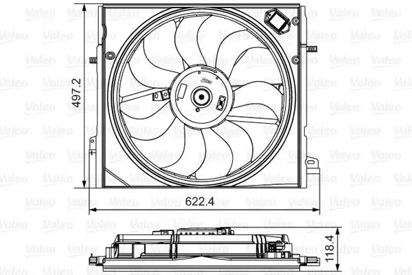 Valeo 698582 Fan Motoru Davlumbaz Nissan Qashqai J11 X Traıl T32 Renault Kadjar 1 5 1 6 dCi 2013