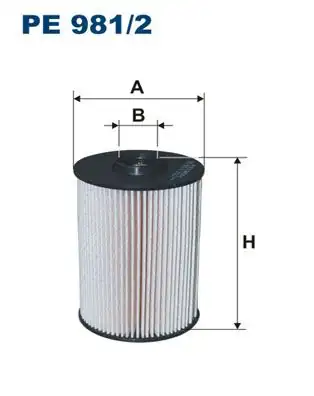 FILTRON PE981-2 | Mazot Filtresi Ford Mondeo IV 2 0tdci Volvo S60 S80 V60 V70 Xc70 Xc60 C30 S40 V50 C70