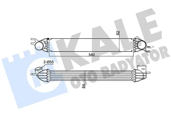 KALE 344860 | Turbo Radyatörü İntercooler Mini Cooper S R55 R57 R58 R59 R61 05 12