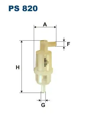 FILTRON PS820 | Mazot Fıltesı Mercedes Benz E190 W201 W124 97 00