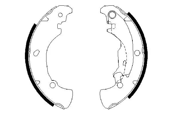 Bosch 0986487560 Pabuç Balata Fiat Bravo Brava Marea 1 2 1 9 96 02